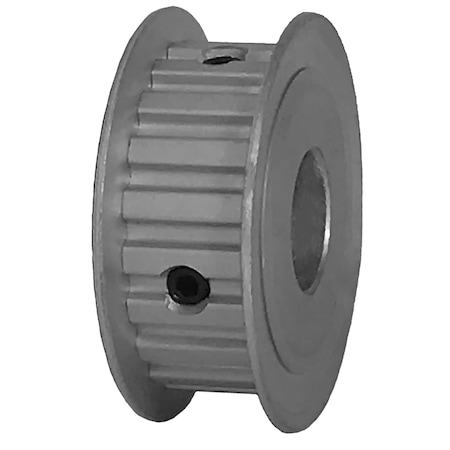 B&B Manufacturing 20XL037-3FA6, Timing Pulley, Aluminum, Clear Anodized,  20XL037-3FA6